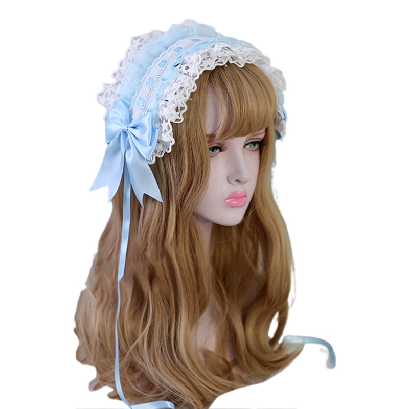 Băng Đô Hình Ngôi Sao Phối Ren Phong Cách Gothic Lolita 1