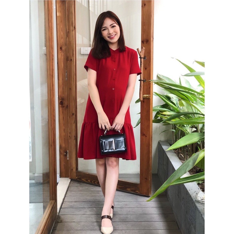(XẢ LỖ )Váy bầu công sở - đầm bầu mùa hè - váy cho mẹ sau sinh chất đẹ nhẹ không nhăn