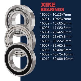 XiKe 16000 16001 16003 16004 16005 16006 16007 16008 16009 16010 2RS / ZZ / Vòng bi rãnh sâu mở