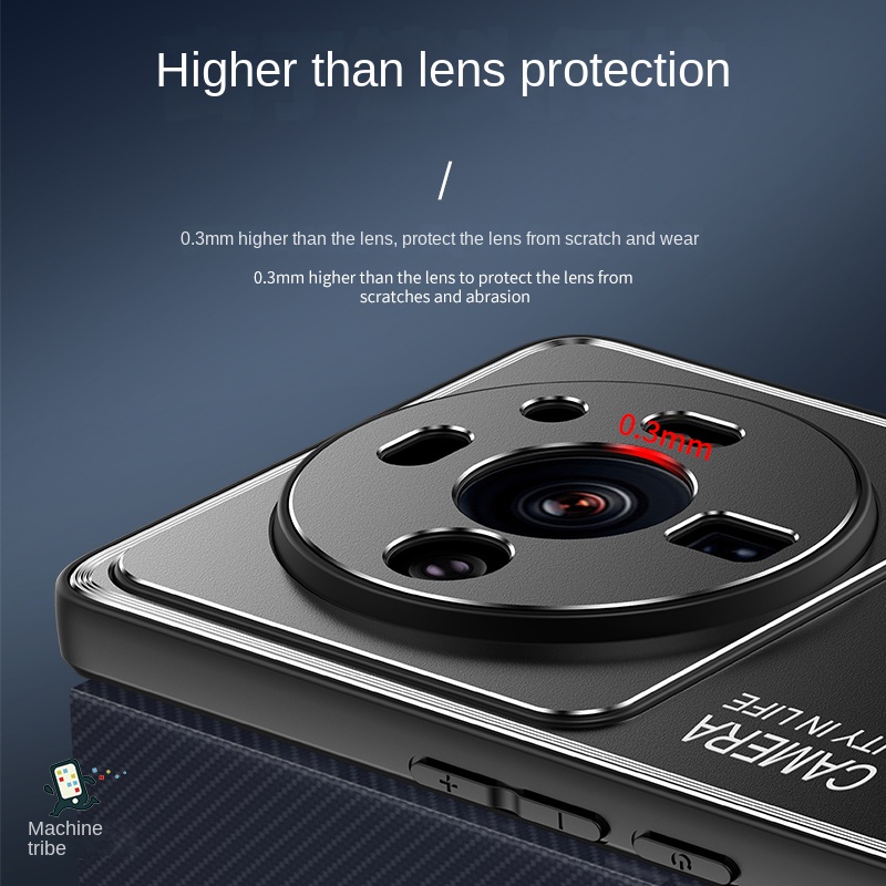 Ốp Điện Thoại Viền TPU Dẻo Bề Mặt Kim Loại Chống Sốc Cho Xiaomi 12S Ultra 12S Pro