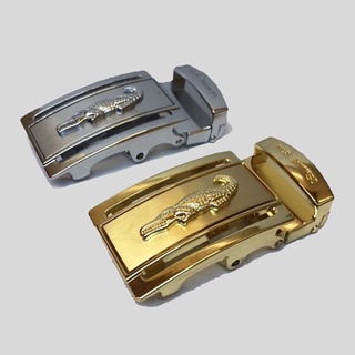 Mặt dây lưng da cá sấu cao cấp, đầu khóa thắt lưng da cá sấu  - Bản 3.5 cm và bản 4cm