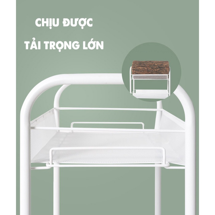 Xe đẩy Spa YTC 3 tầng sắt giá rẻ -XDS03