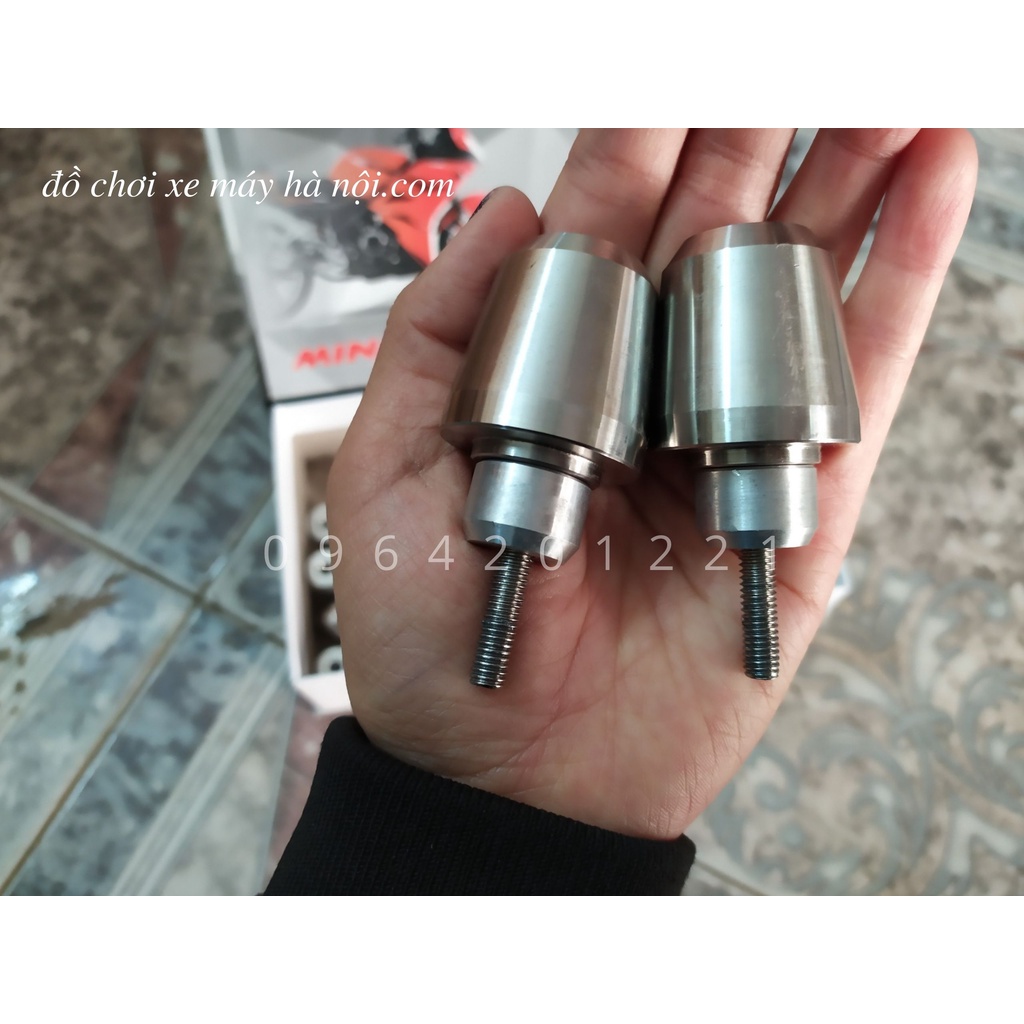 Gù tay lái inox 304 fom raider 1 đôi 400g (tặng ốc inox) | Shopee Việt Nam