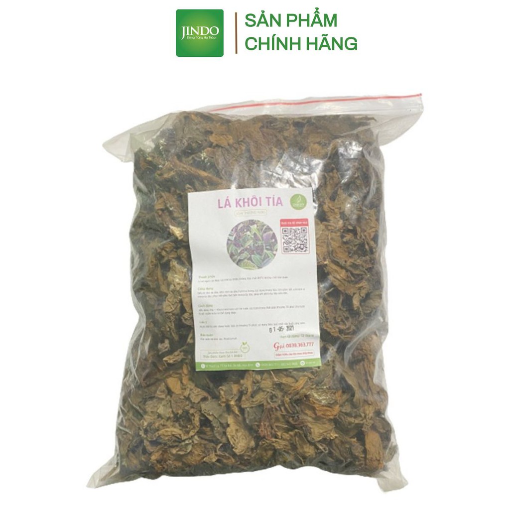 Lá khôi tía khô thượng hạng JINDO 1kg hỗ trợ về dạ dày