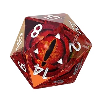 Xúc Xắc Kỹ Thuật Số 20 Mặt D20 Polyhedral Trong Suốt Nhiều Hình Dạng Cho Quán Bar / Pubg
