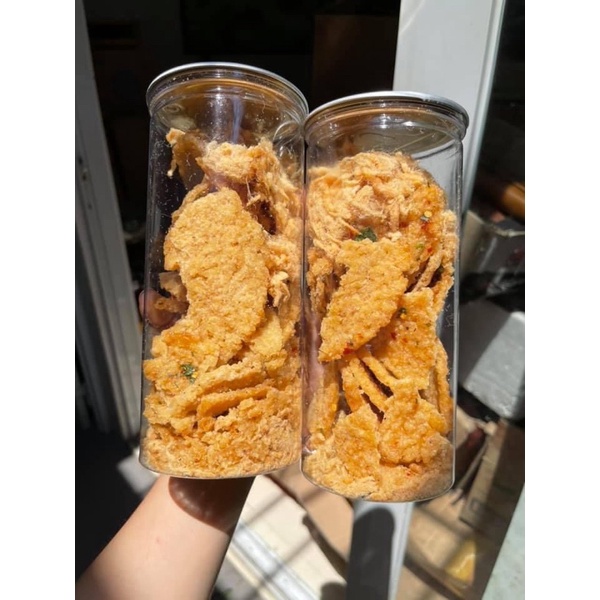 Cơm Cháy Mắm Hành Lắc Chà Bông - hộp 500gr