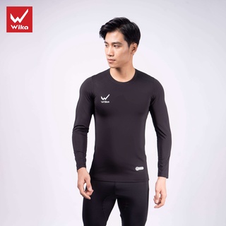 Áo  Giữ Nhiệt Thể Thao Wika Ôm Body,Vải thun lạnh: 90% Polyester, Co Giãn Thoải Mái Khi Vận Động