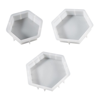 Flgo Nâng Cấp Khối Hình Học Lục Giác Khuôn Silicon Lớn Vừa Nhỏ Nhựa Khuôn Để Bảo Quản Hoa Để Bàn Trang Trí