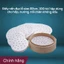 Set 100 tờ giấy nến tròn đục lỗ dùng cho nồi hấp, nồi chiên không dầu