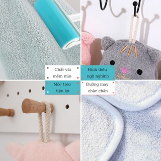Khăn Lau Tay Treo Tường Royal Towel Họa Tiết Hoạt Hình, Thấm Hút Tốt