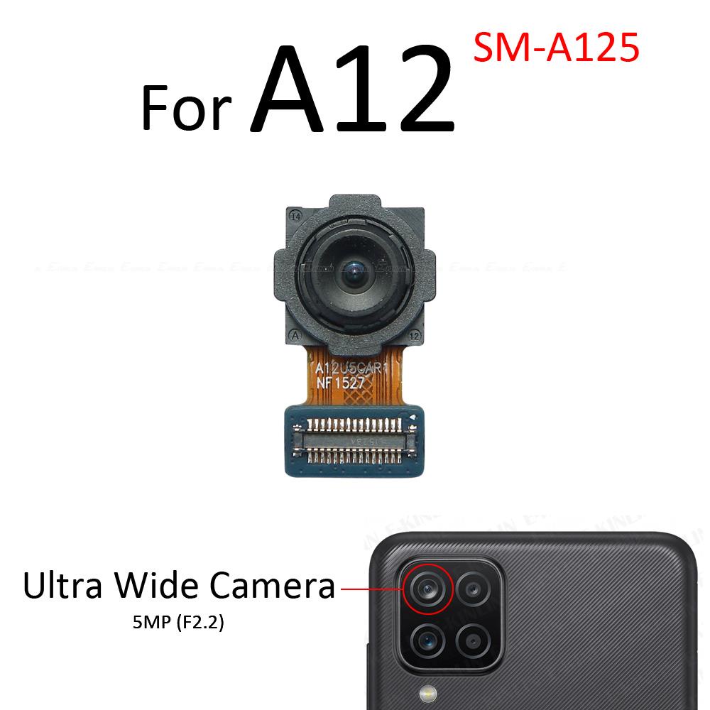 Mặt Trước Selfie Mặt Sau Chính Telephoto Macro Độ Sâu Siêu Rộng Camera Dành Cho Samsung Galaxy A12 A22 4G 5G A125 A225 A226 Cáp Mềm Thay Thế Các Bộ Phận