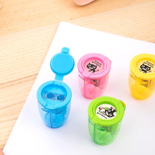 Gọt bút chì, chuốt bút chì Deli mini học sinh văn phòng nhỏ gọn, tiện lợi, màu pastel - Lưỡi thép không gỉ, sắc bén