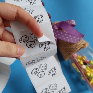 100 Tem Dán Niêm Phong Open Me kích thước 5x3cm
