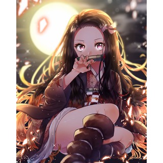 Ảnh Tranh Treo Anime In Hình Kamado Nezuko (Kimetsu No Yaiba/ Thanh Gươm  Diệt Quỷ) | Shopee Việt Nam