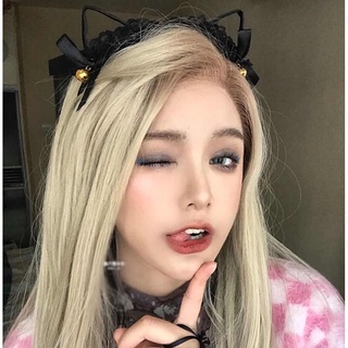 bờm ren đen