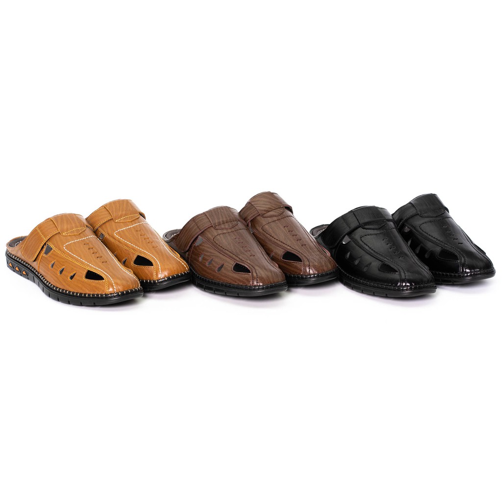 Ảnh Giày sục da bò thật VO Luxury Fashion HT811 2
