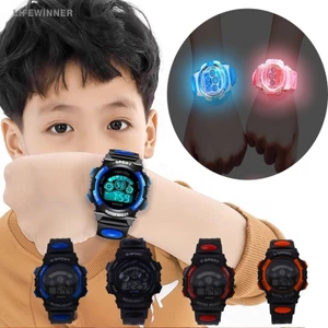 Đồng Hồ Điện Tử Đa Năng Chống Nước Có Đèn LED Cho Bé
