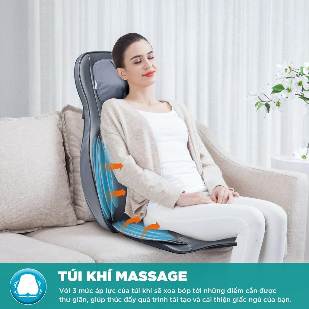 Ảnh Đệm Massage Toàn Thân KINGTECH KC-700 - Mát Xa 3D Chuyên Sâu Cho Lưng, Cổ Gáy - Quà Tặng Cho Bố Mẹ, Sếp, Khách Hàng 4