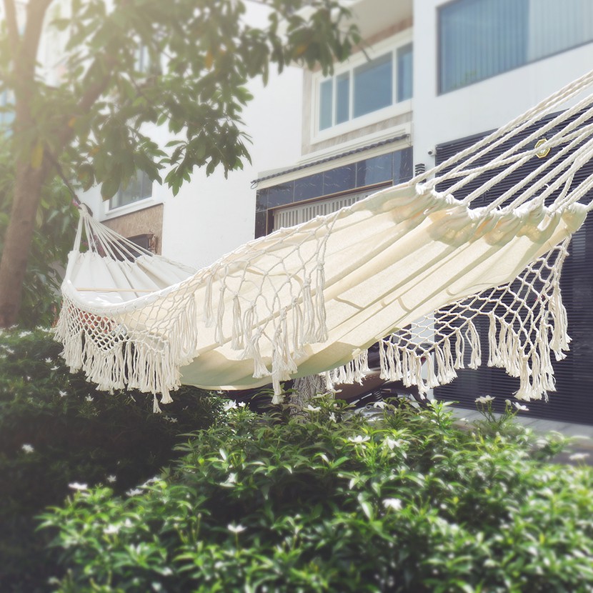 Võng Ngoài Trời, Võng Macrame, Võng Treo Ngoài Biển Đan Thủ Công