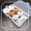 Khay Đựng Lens 3 Đôi LUNA EYES Hình Thú + dụng cụ đeo lens