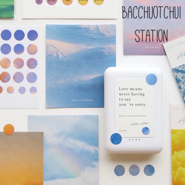 set stickers tròn aesthetic | Shopee Việt Nam