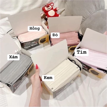 50c khẩu trang Y Tế Thái Lan Cao Cấp - Khẩu trang y tế màu Pastel cực xinh