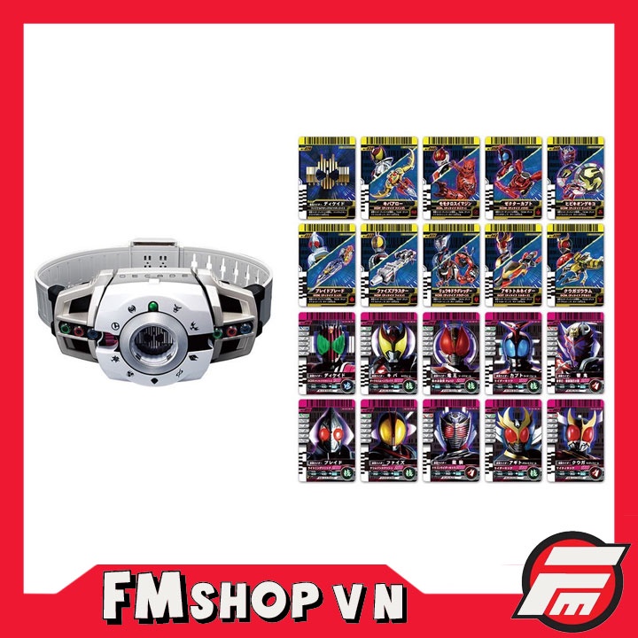 (CÓ SẴN) MÔ HÌNH CHÍNH HÃNG DX KAMEN RIDER DECADE DRIVER 20TH 2ND ...