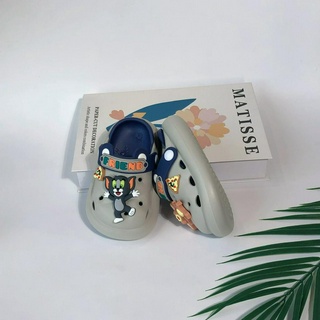 Dép sục cho bé gắn sticker TOM,Jerrry chất liệu nhựa EVA siêu nhẹ đế có thể tháo rời để vệ sinh(A05)
