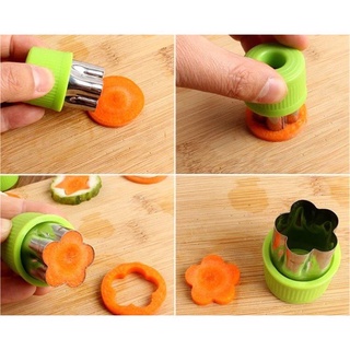 Bộ dụng cụ cắt tỉa củ quả 8 món, Khuôn tạo hình củ quả, bánh đa năng