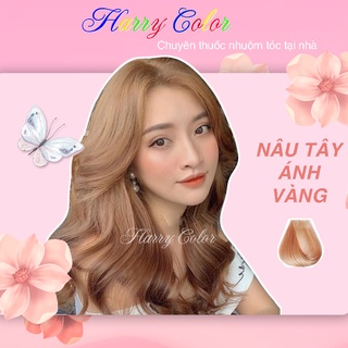 Tóc màu vàng tây sẽ mang đến cho bạn nét thanh lịch, trẻ trung và cá tính. Để khẳng định phong cách của mình, hãy nhuộm tóc màu vàng tây ngay hôm nay.