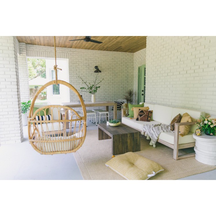 Xích đu mây CAO CẤP trang trí - Sản phẩm HOME MÂY cho ban công, quán cafe, khách sạn, và homestay