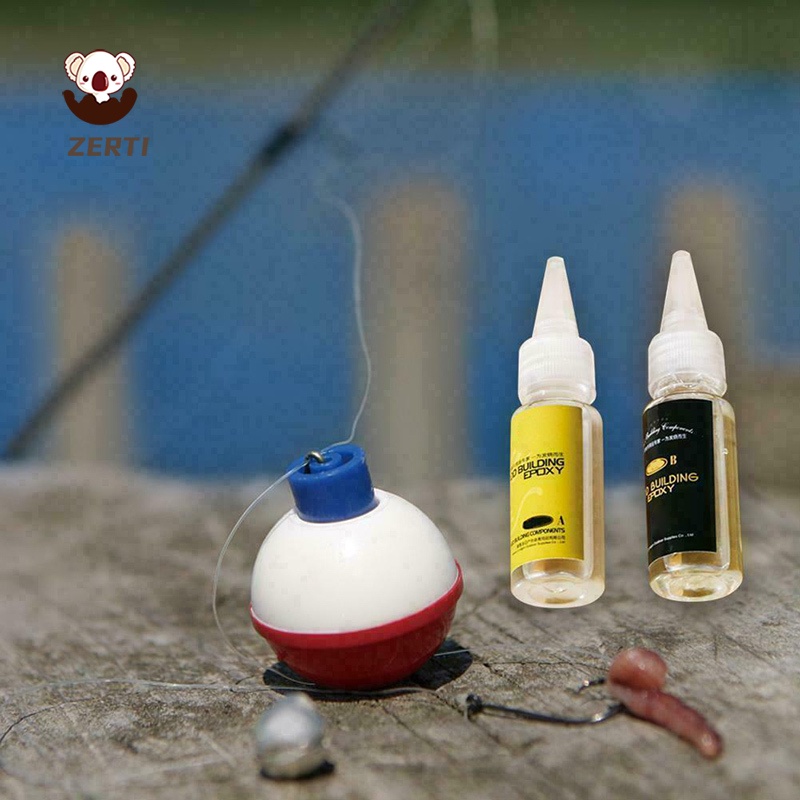 Bộ 2 Phụ Kiện Keo Dán Cần Câu Cá Bằng Epoxy AB Trong Suốt