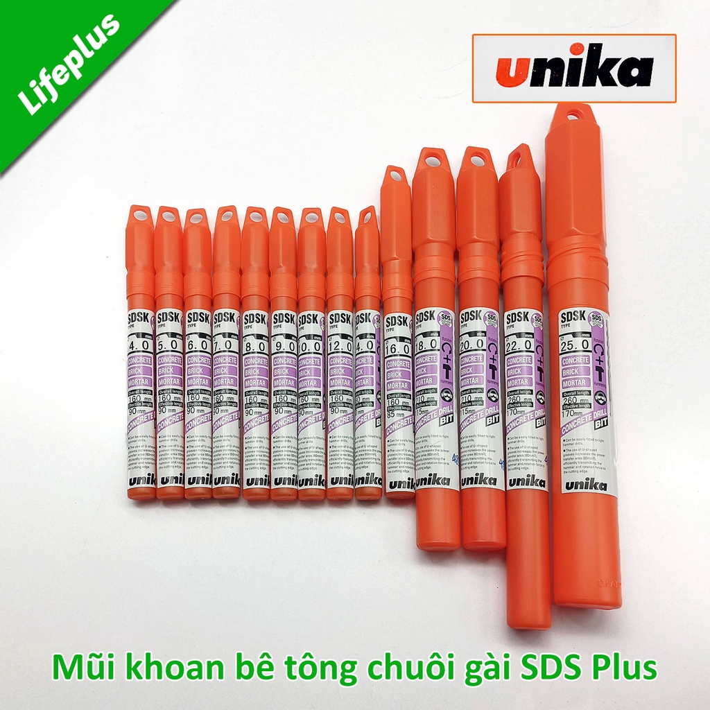 Mũi Khoan Bê Tông Chuôi Gài Unika Nhật Bản SDSK | Shopee Việt Nam