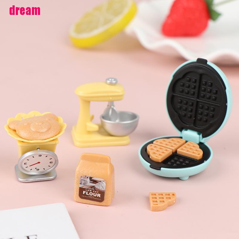 Bộ bánh mì / máy nướng bánh Tỷ lệ 1: 12 cho búp bê