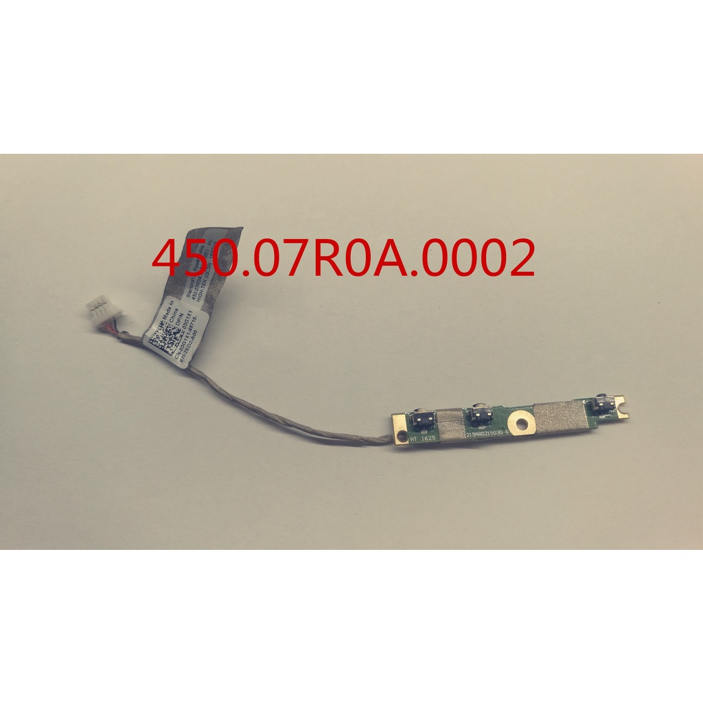JINTAI Scheda con Tasto Accensione per dell Inspiron 15 3573 3567 3568 3565 450.0AC05.0002 00AC05 06V0N7 450.09P08.0001 450.09P08.1002 Power Button Flat Cavo