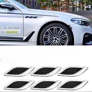 Ốp Mang Cá Thể Thao Kiểu Xe Sang Maserati Hàng Loại 1 Lăp Chung Cho Mọi xe Chất Liệu Hợp Kim Không Gỉ