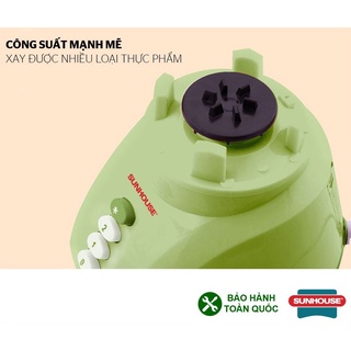 Máy Xay Sinh Tố Sunhouse SHD5112 Công Suất 350W Với 2 Cối Xay Chịu Lực, Dễ Dàng Vệ Sinh, BH 2 Năm