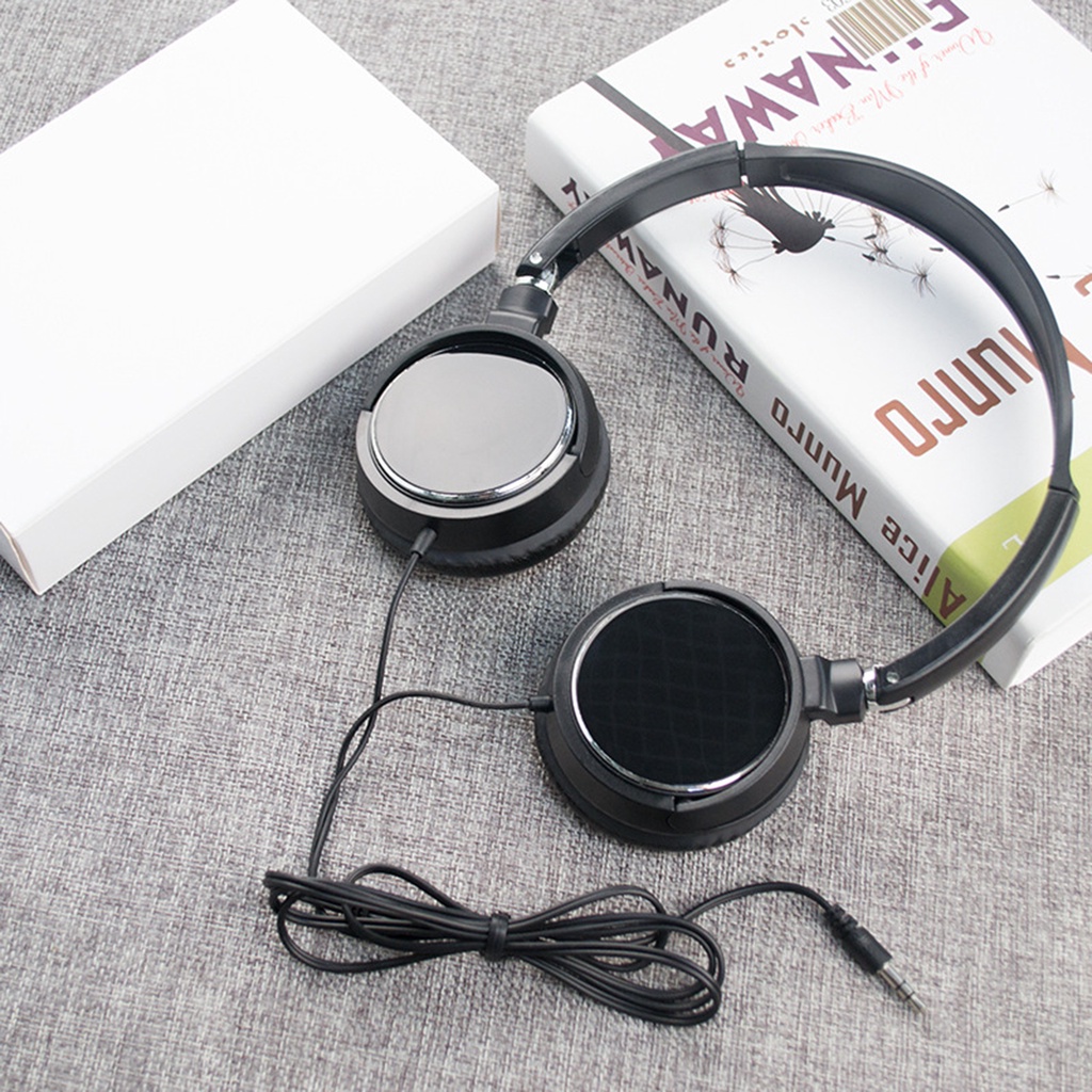 Universal Headphone Over Ear HiFi Stereo Sound Portable Wired Headset for Mobile Phone