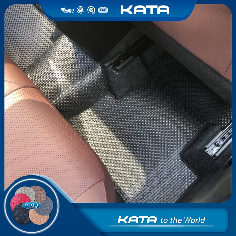 Thảm lót ô tô KATA cho xe Toyota Corolla Cross (2020 - 2025) - Khít với sàn, Chống trơn, Không mùi, Không ẩm mốc