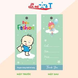 TAG, MAC, NHÃN TREO THỜI TRANG TRẺ EM GIÁ RẺBB