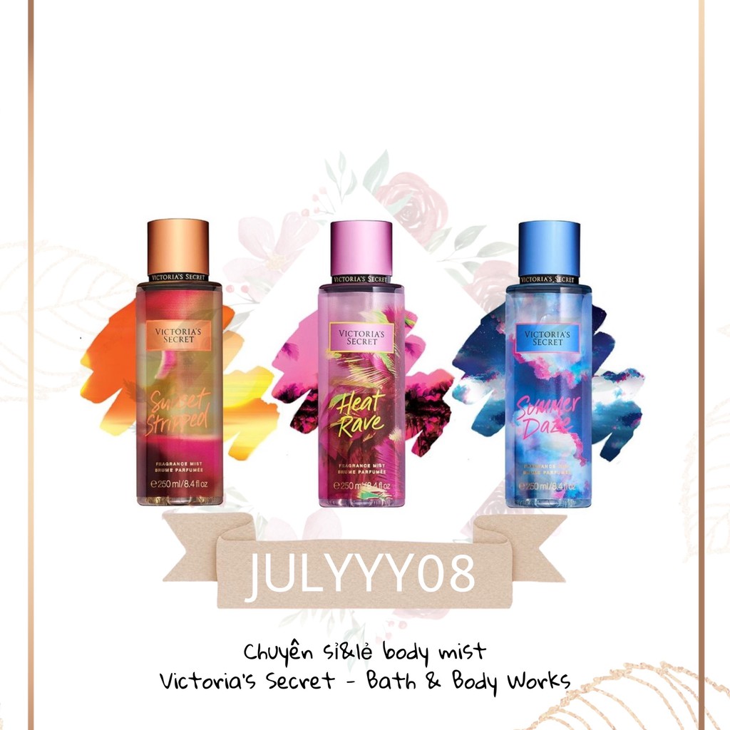 Xịt thơm Body Mist Victoria's Secret - Heat Rave 250ML +jɥȽÿ08 ...