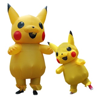 Trang phục Pikachu chống nước cho trẻ em với khả năng lưu trữ dễ dàng và lạm phát không khí liên tục