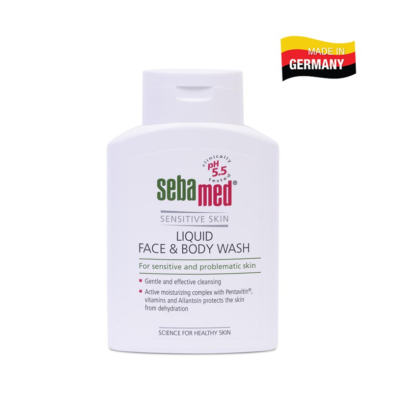 Ảnh Sữa Rửa Mặt Và Tắm Toàn Thân Sebamed Face & Body Wash pH5.5 (50ml) 4
