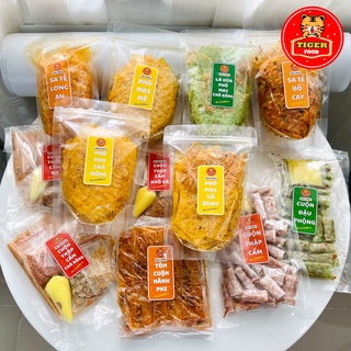COMBO 3 set bánh tráng dẻo tôm lục vị 💖TIGER FOOD💖 Bánh tráng dẻo full topping 7 món siêu ngon - Đặc sản Tây Ninh