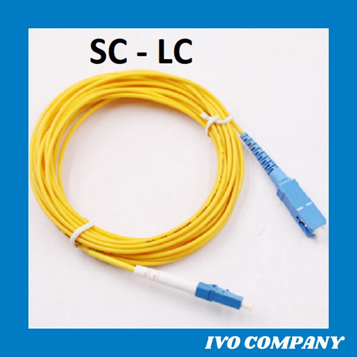 Dây Nhảy Quang Cổng SC-LC Jumper LC-SC UPC 1 Mét - 3 Mét - 7 Mét - 10 ...