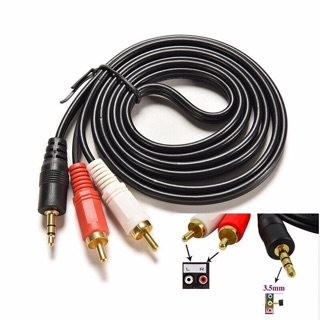 Dây Av jack 3.5 ra 2 đầu - 3 đầu kết nối âm thanh