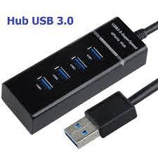 Thiết bị chia usb 1 ra 4 cổng usb 3.0 tốc độ nhanh dây 30cm