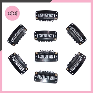 Set 10 Kẹp bấm tóc giả - Kẹp phím dùng để cố định tóc giả QiqiShop