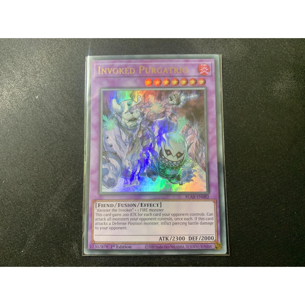 Yu-Gi-Oh! Invoked Purgatrio - BLAR-EN082 Ultra Rare 1st Edition Single Card - View #7