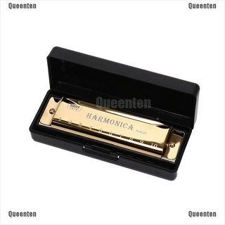 Queenten Kèn Harmonica 10 Lỗ Chuyên Dụng Cho Người Mới Bắt Đầu